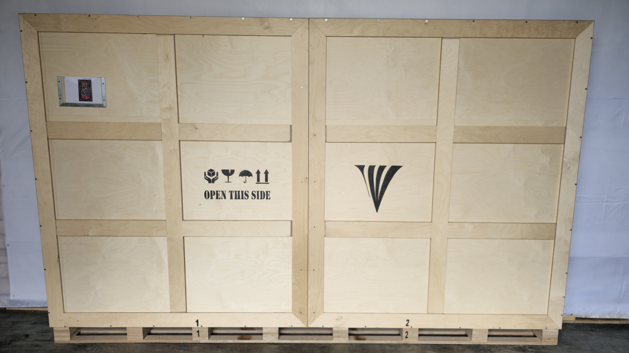 Transport crate for The Protector of the souls , 2015