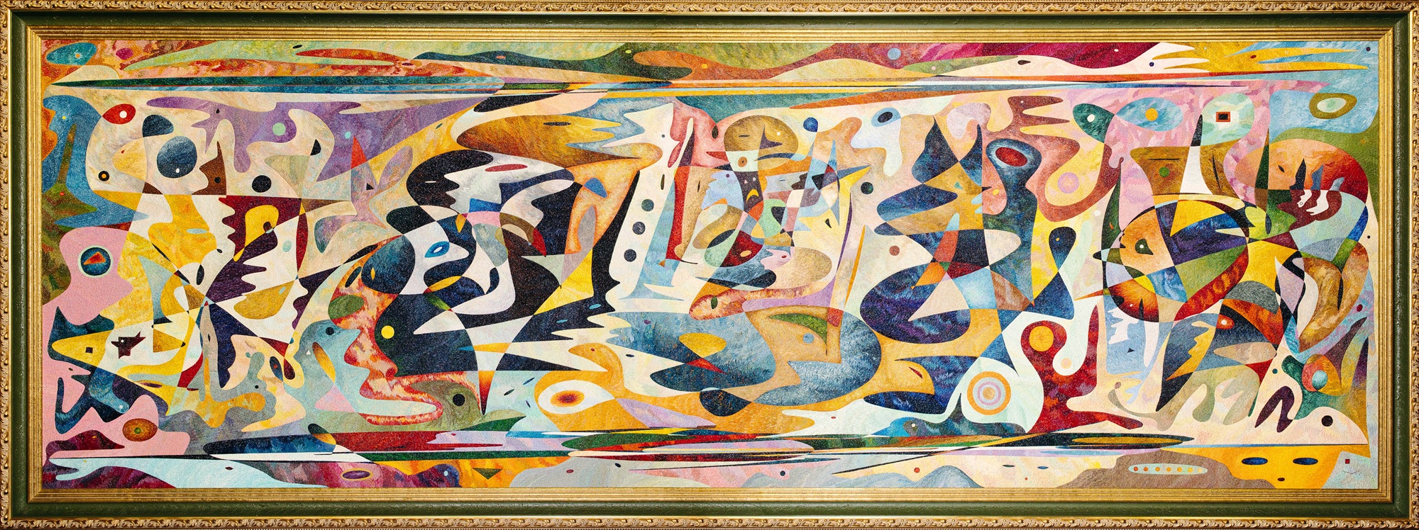 Caodaism – monumental oil painting by Gheorghe Virtosu