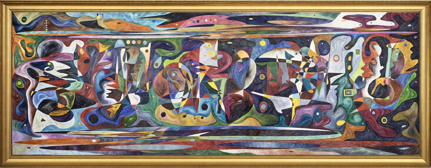 Christianity – monumental oil painting by Gheorghe Virtosu