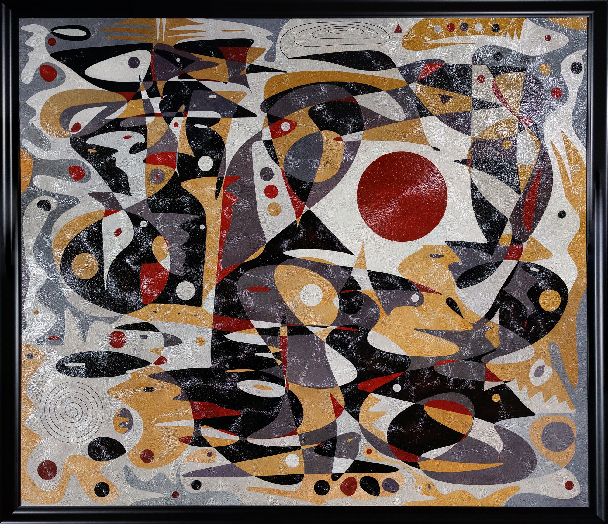 Hawai Sakusen (2004) — Year: 2002–2004 — Oil on canvas — H 3.0 m × W 3.4 m
