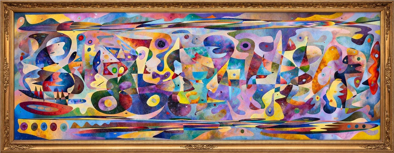 Hinduism – monumental oil painting by Gheorghe Virtosu