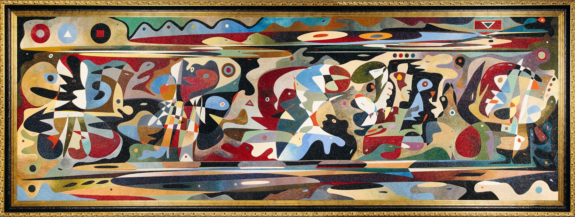 Islam – monumental oil painting by Gheorghe Virtosu