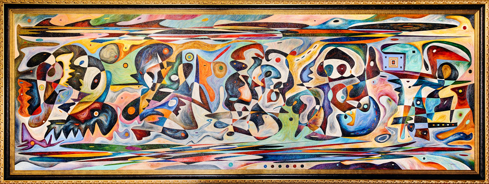 Judaism – monumental oil painting by Gheorghe Virtosu