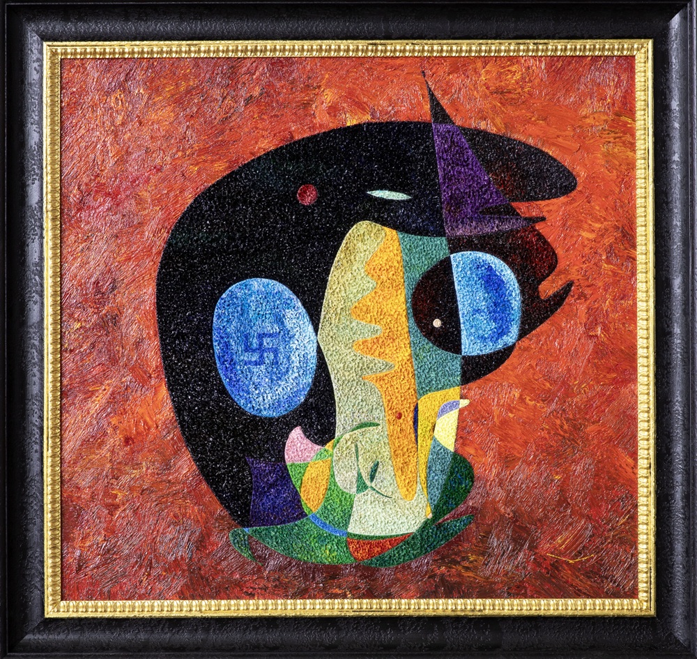 The King of Democracy – monumental oil painting by Gheorghe Virtosu