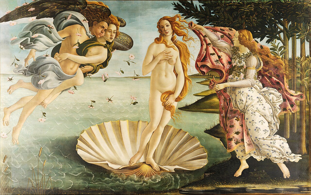 Sandro Botticelli, The Birth of Venus, circa 1485-1486