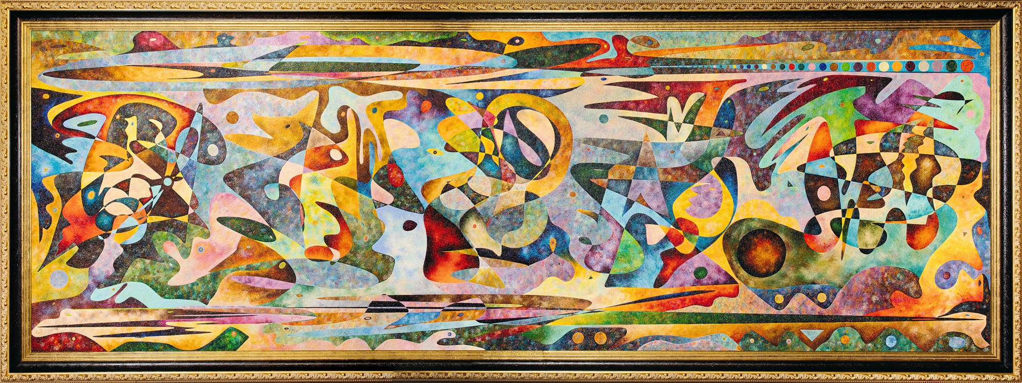 Shintoism – monumental oil painting by Gheorghe Virtosu