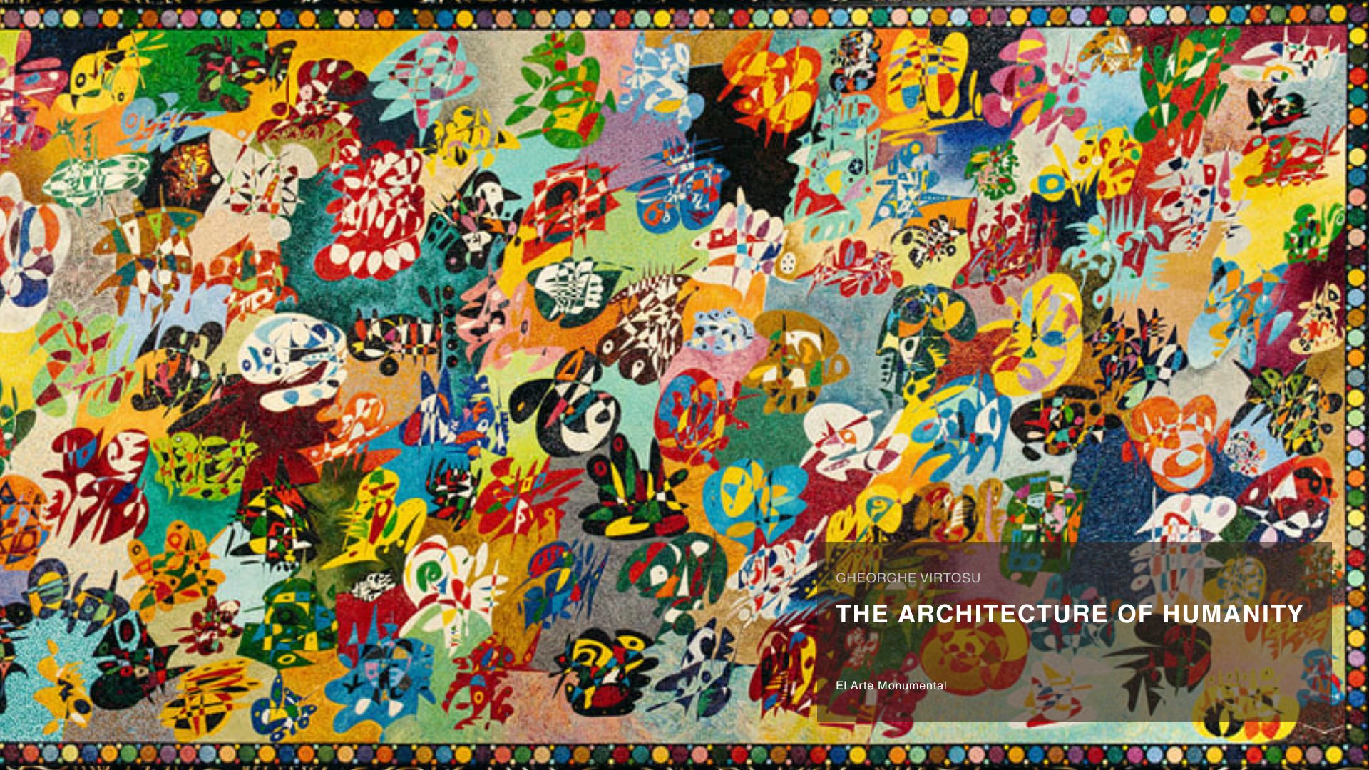 The architecture of humanity