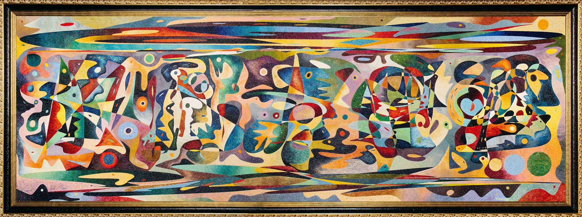 Taoism – monumental oil painting by Gheorghe Virtosu