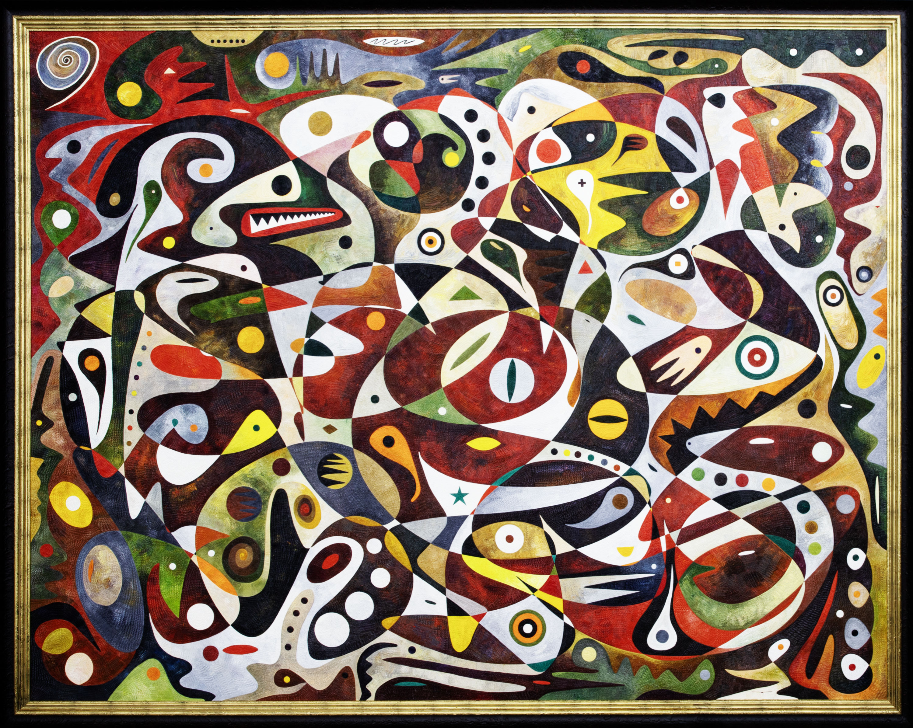 World War II – monumental oil painting by Gheorghe Virtosu